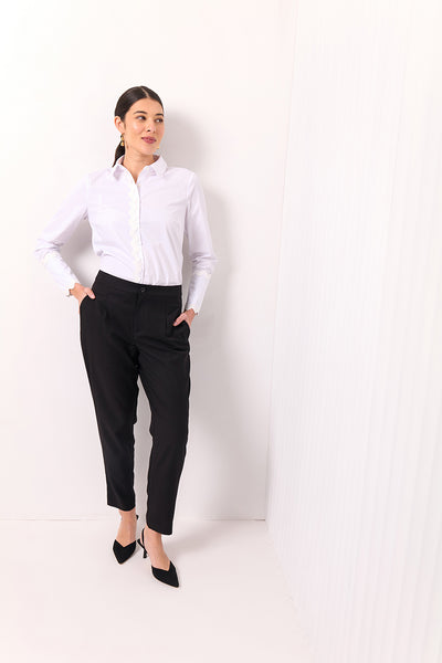 Curly Whirly Shirt - White NOW 40% OFF!