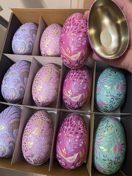 Sara Miller Egg Shape Tin - Large