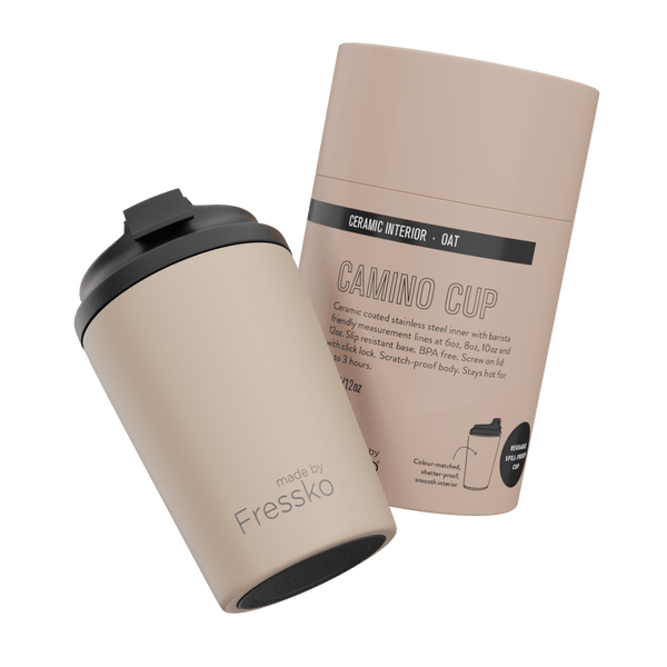 Ceramic Camino 340ml/12oz Travel Cup - Oat