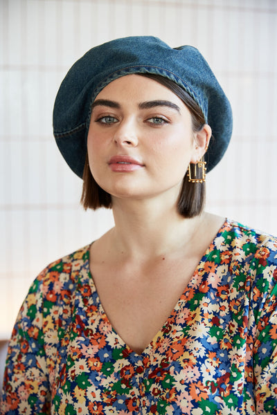 Urban Beret - Denim NOW 40% OFF!