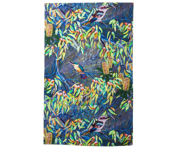 Kookaburra Tea Towel - Brigid Corcoran