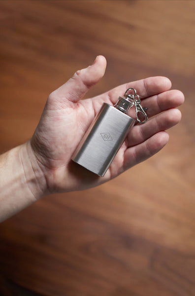 Mini Hip Flask Keyring