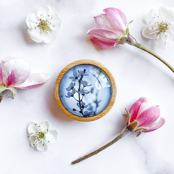 Brooch - Blue Blossom