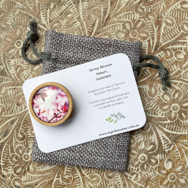 Brooch - Pink Blossom