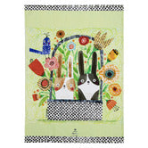 Playful Bunnies Collection 2pk Kitchen Towel