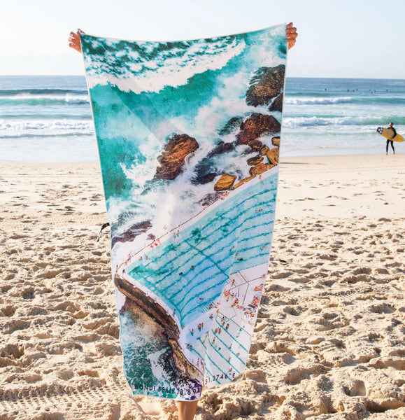 Icebergs Summer Beach Towel