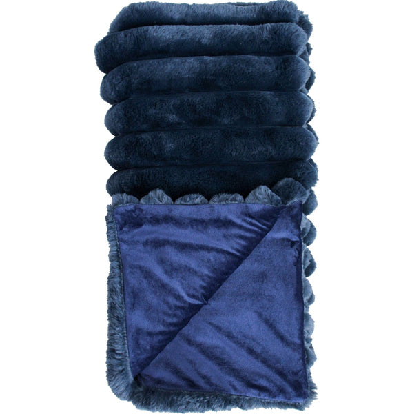 Faux Fur Throw - Puffer Texture