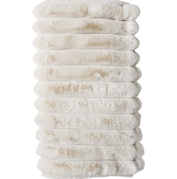 Faux Fur Throw - Puffer Texture