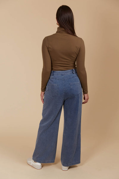 Freya Pant - Denim NOW 40% OFF!