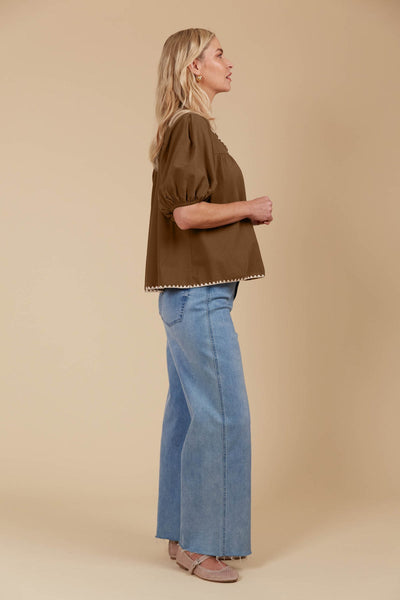 Freya Top - Toffee NOW 40% OFF!