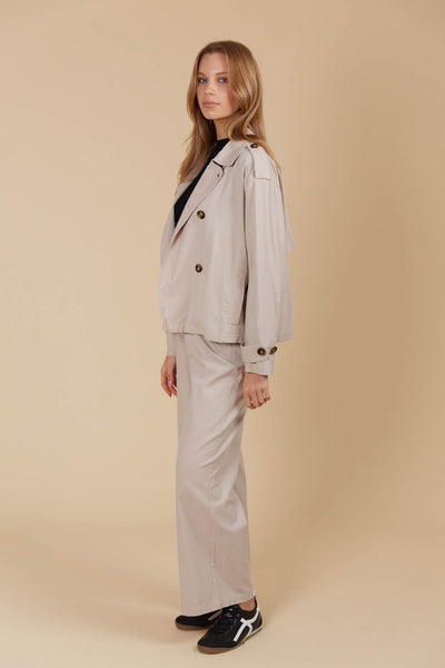 Freya Crop Trench - Canvas LAST ONE 40% OFF!