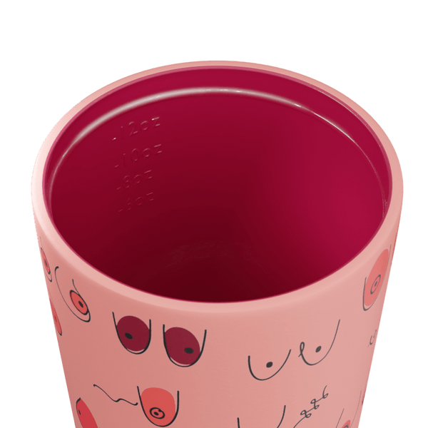 Camino 340ml/12oz Travel Cup - Boobie Peachy