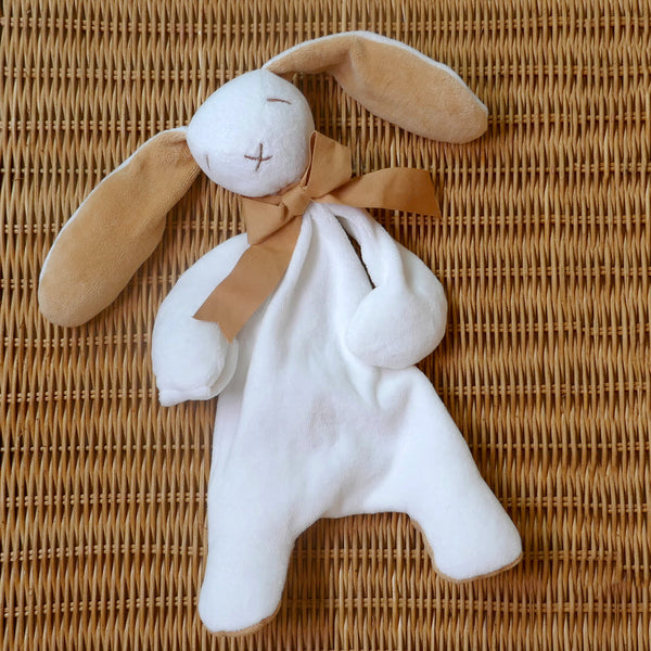Organic Cotton Bunny Comforter (unboxed) - Biscuit