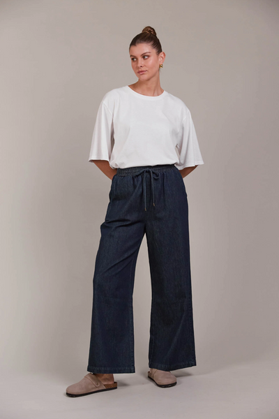 Pepi Wide Denim Pant - Oxford NOW 40% OFF!