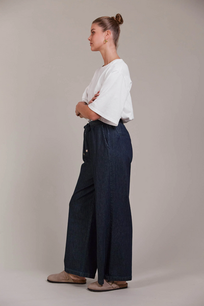 Pepi Wide Denim Pant - Oxford NOW 40% OFF!
