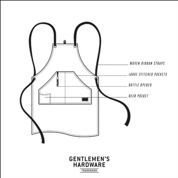 BBQ Utility Apron & Bottle Opener