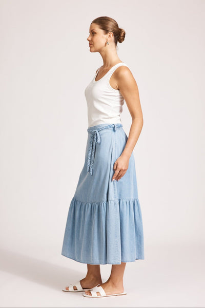 Melenia Denim Skirt - Denim