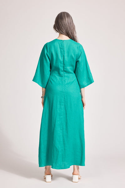 Miramar Twist Maxi Dress - Lagoon