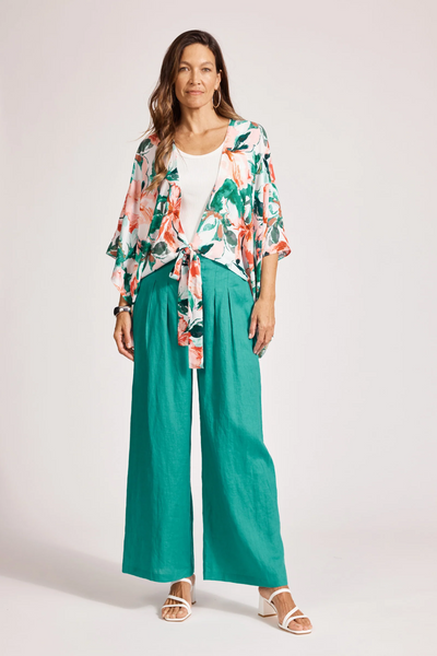 Alegria Tie Cape - ONE SIZE - Estate