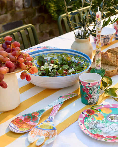 Salad Servers - Mediterranean Summer