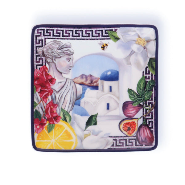 Square Trinket Tray - Mediterranean Summer