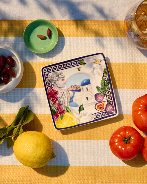 Square Trinket Tray - Mediterranean Summer