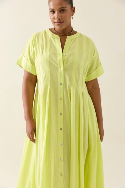Aurora Pleat Maxi - Pomelo