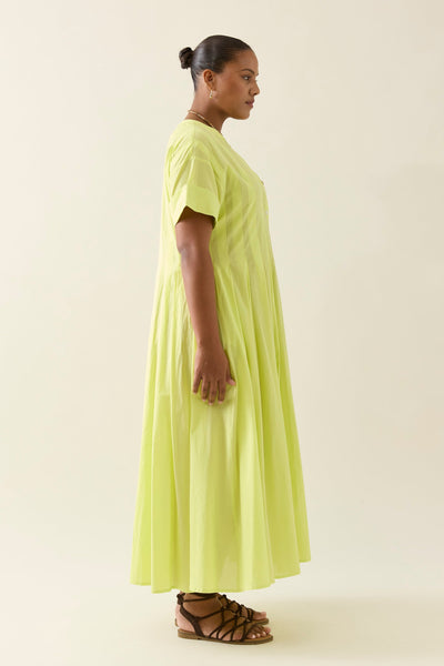 Aurora Pleat Maxi - Pomelo
