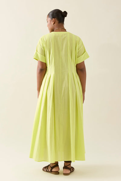 Aurora Pleat Maxi - Pomelo