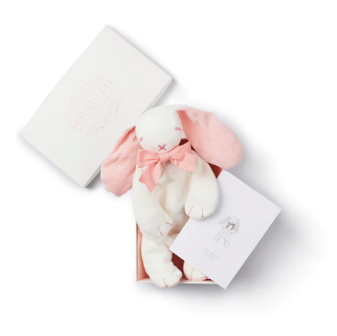 Organic Cotton Bunny Comforter - Pink - Gift Box