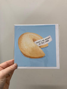Fortune Cookie Card - No Money