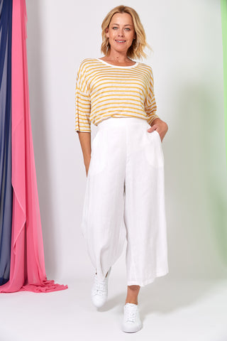 Studio Crop Pant - Salt