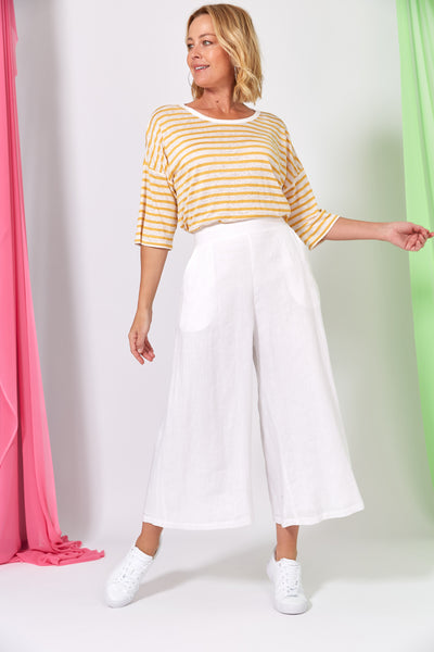 Studio Crop Pant - Salt