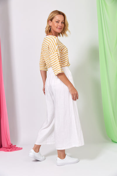 Studio Crop Pant - Salt