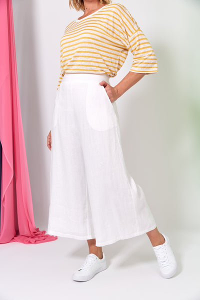 Studio Crop Pant - Salt