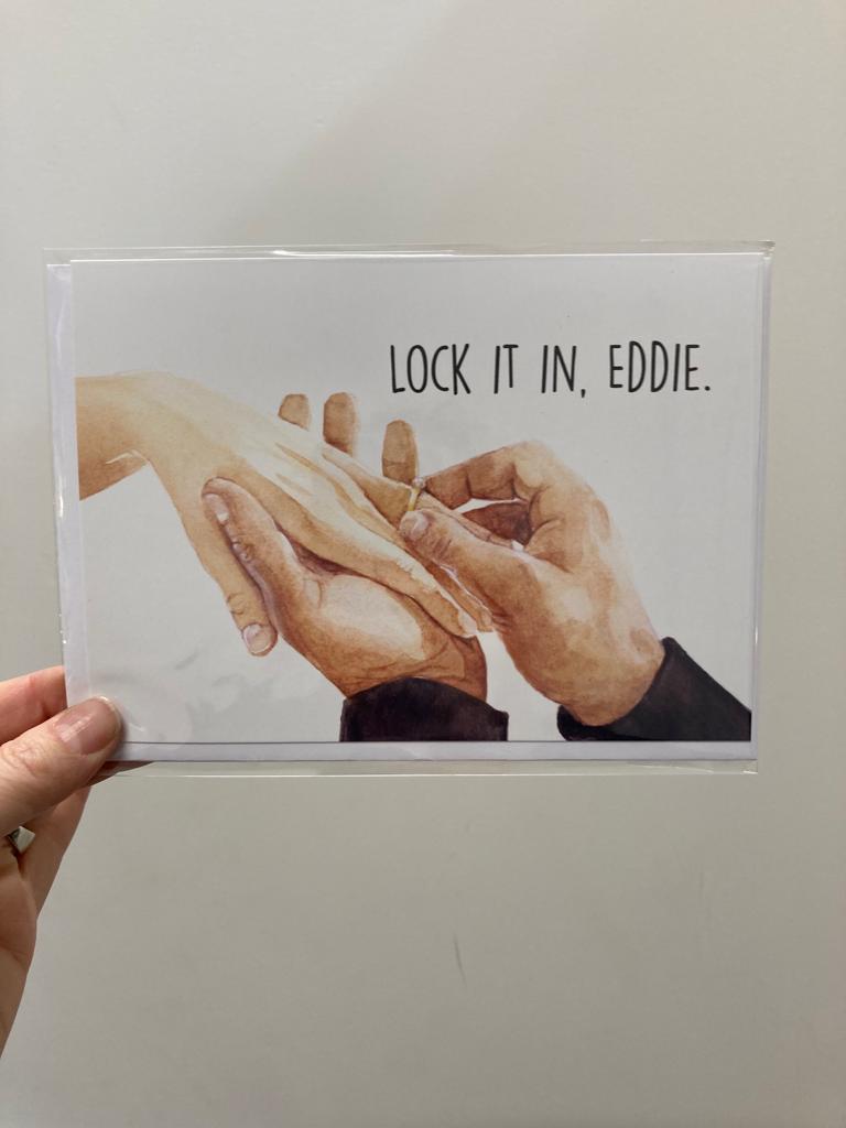 Card - Lock it In Eddie