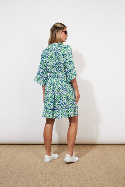 Lamu Tie Dress - Savannah Blue