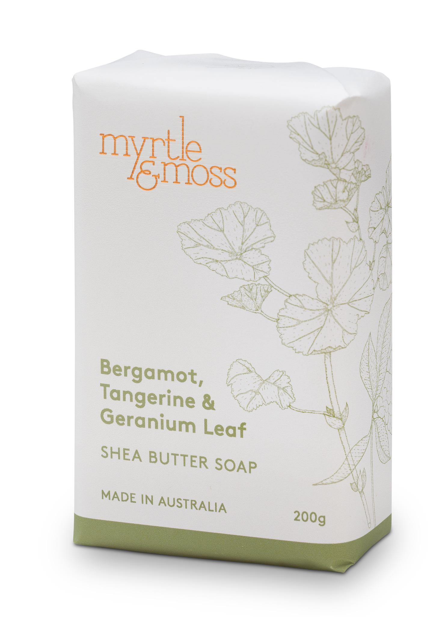 Shea Butter Soap - Bergamot Tangerine and Geranium Leaf