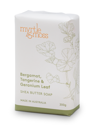Shea Butter Soap - Bergamot Tangerine and Geranium Leaf