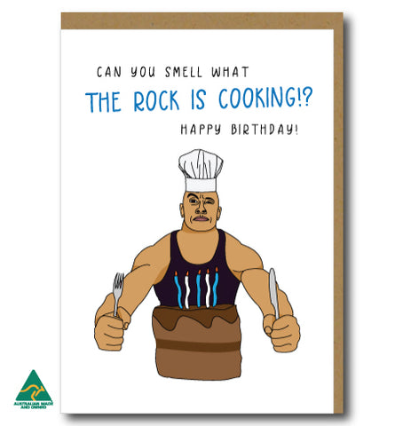 The Rock Birthday Card
