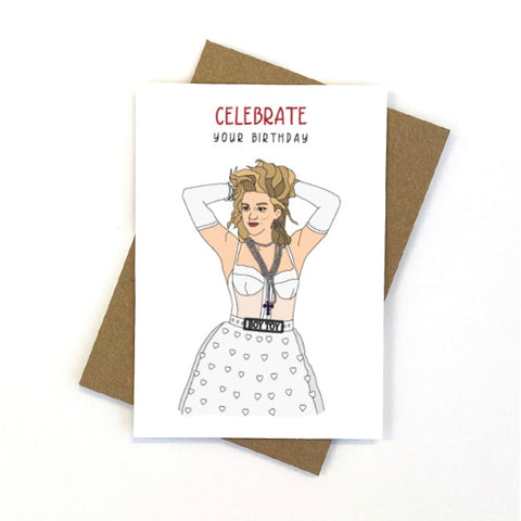 Madonna Birthday Card