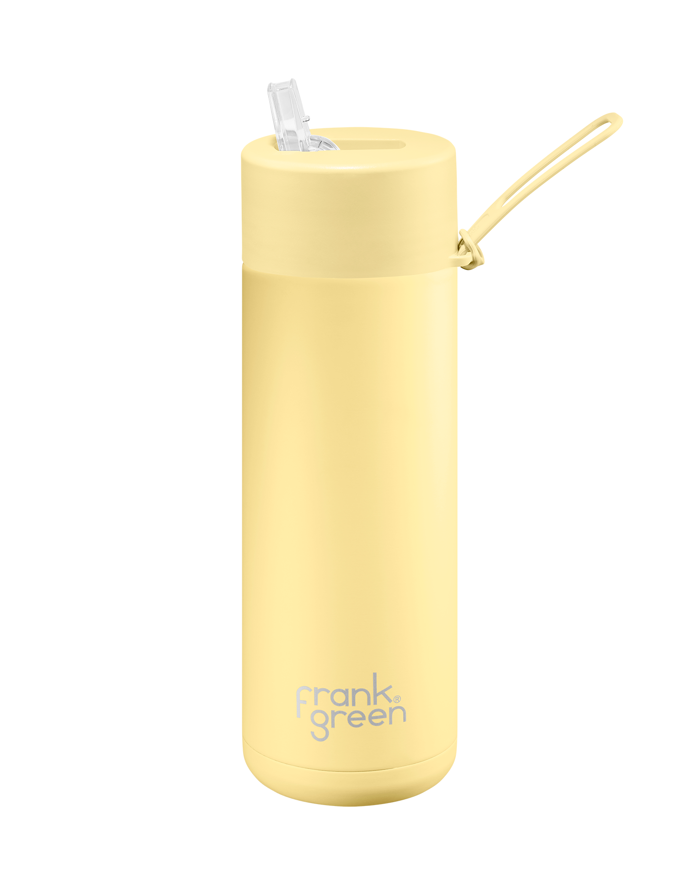 595ml/ 20oz Reusable Ceramic Bottle - Buttermilk