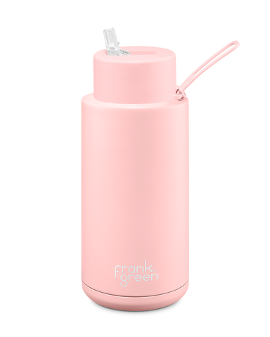 1Ltr/ 34oz Reusable Ceramic Bottle - Blushed