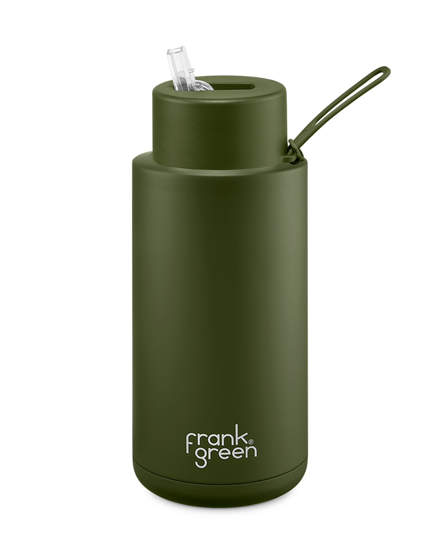 1Ltr Reusable Ceramic Bottle - Khaki