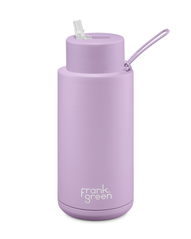 1Ltr/ 34oz Reusable Ceramic Bottle - Lilac Haze