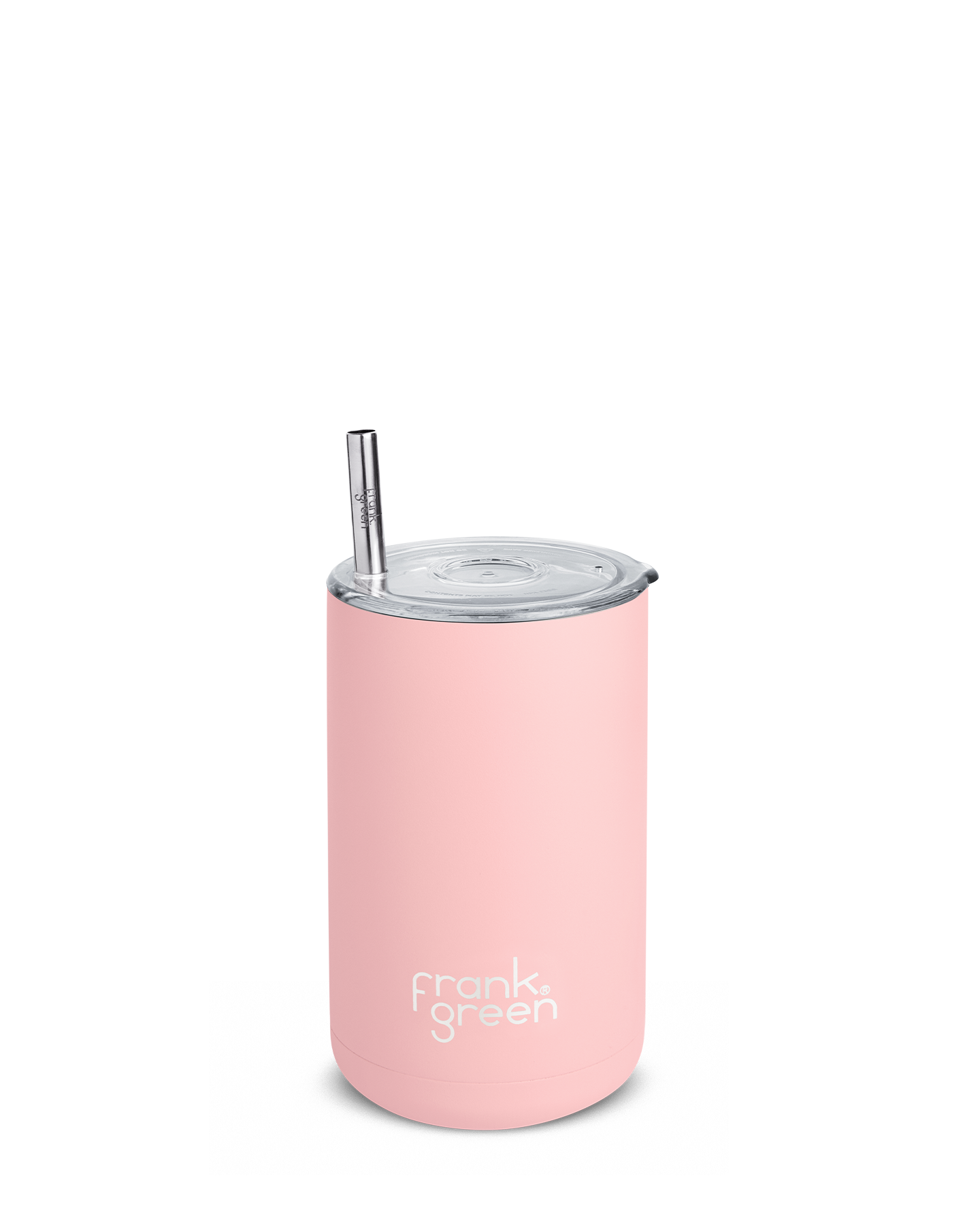 Iced Coffee Cup with Straw - Blushed