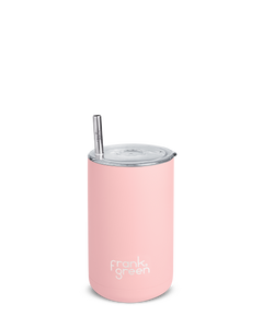 Iced Coffee Cup with Straw - Blushed