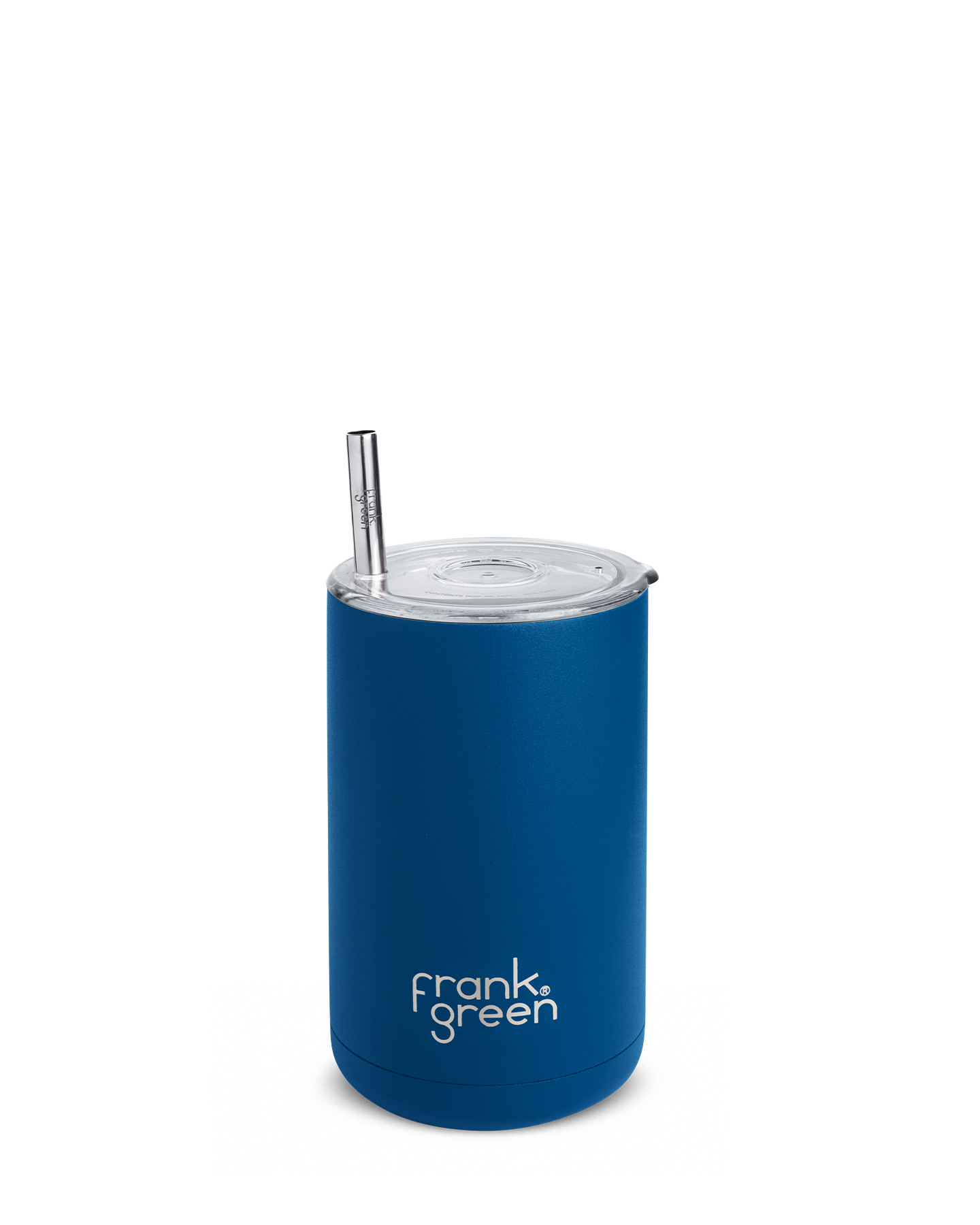 Iced Coffee Cup with Straw - Deep Ocean