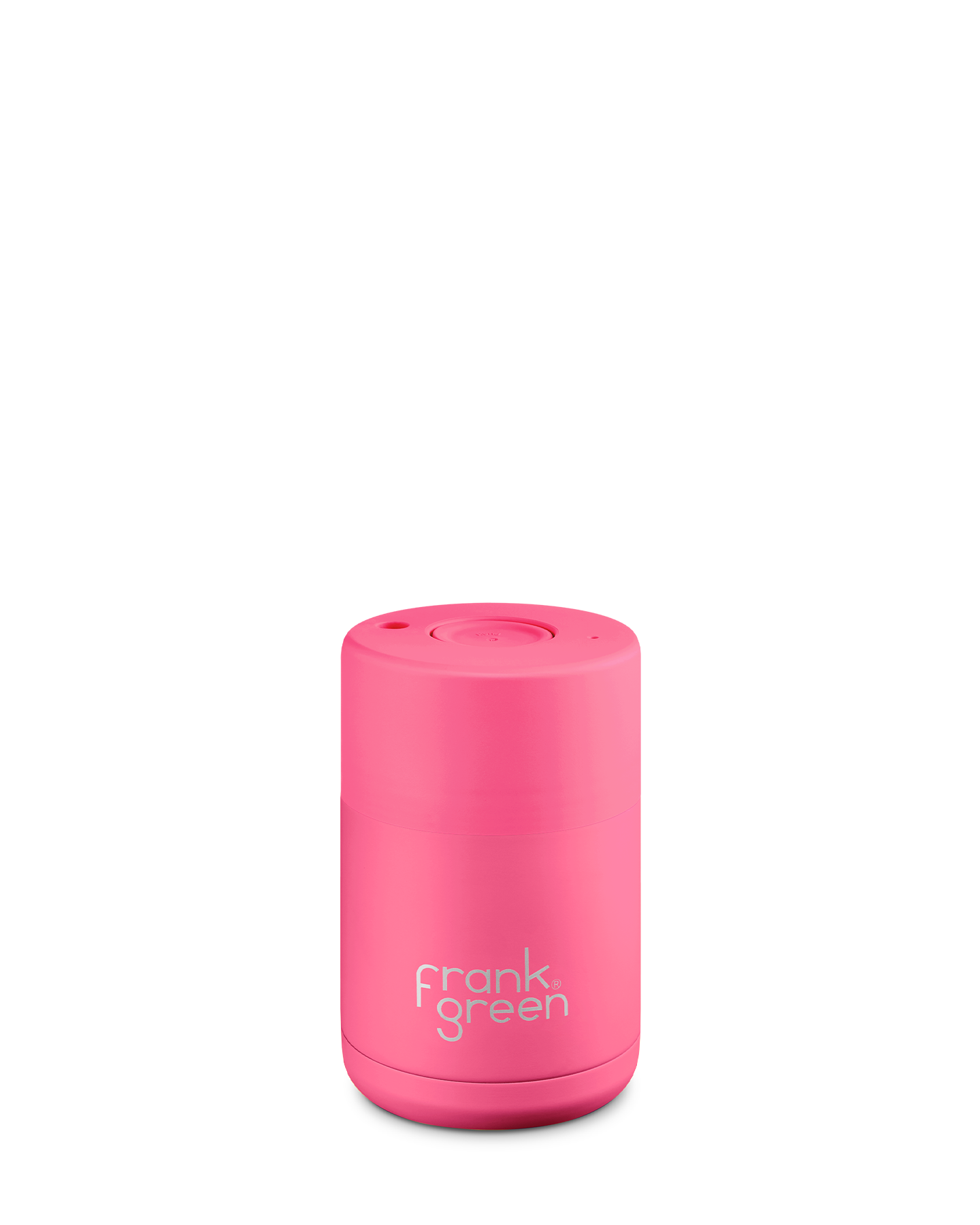 8oz Reusable Cup - Neon Pink (Reduced - Faded Colour)