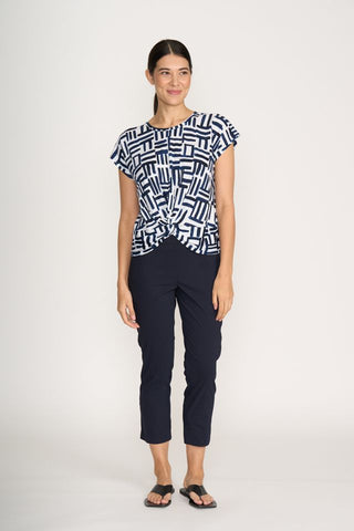 Fuss Free Capri - True Navy
